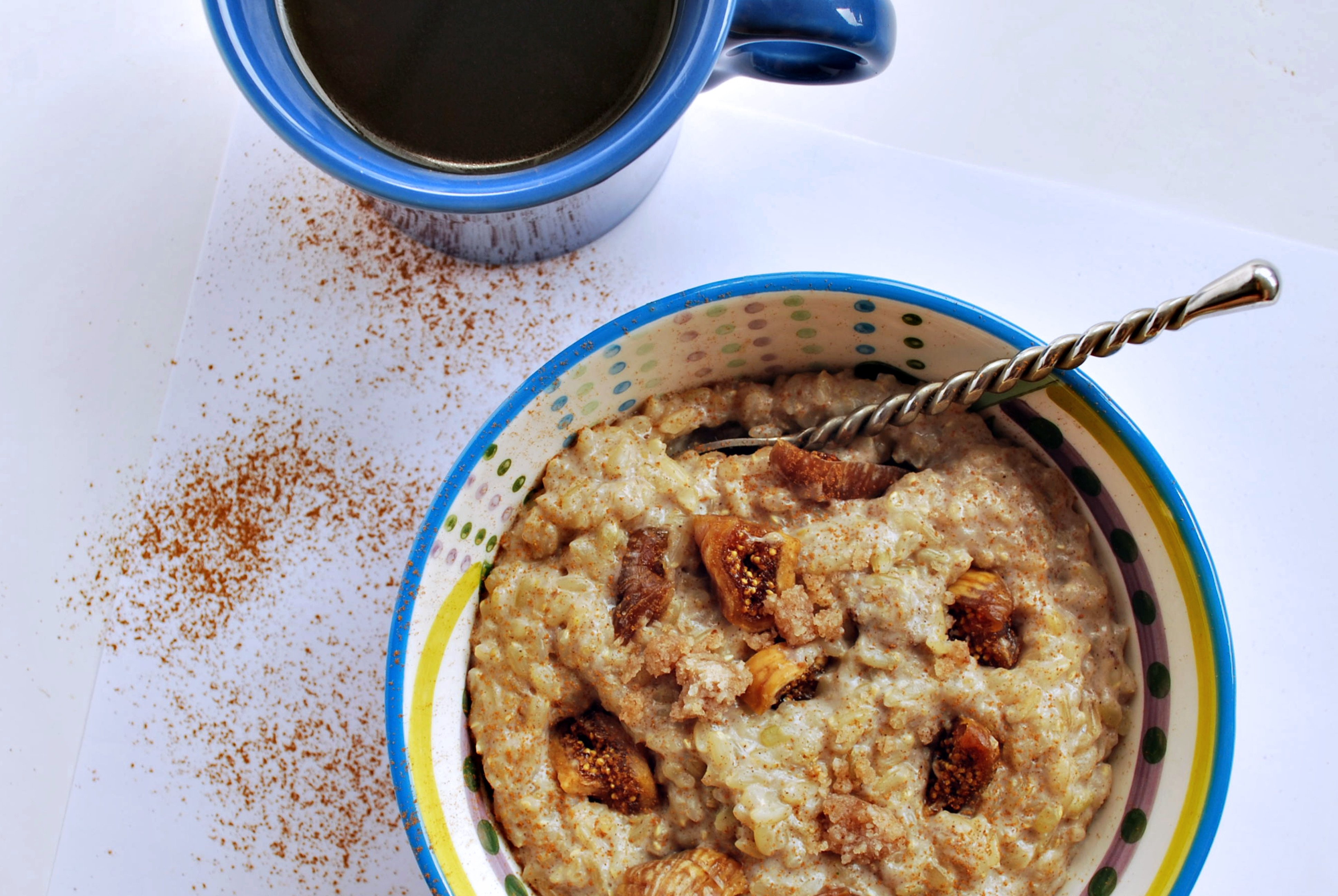 Vegan Rice Pudding: It's a whole foods remake of my great-grandmother's famous rice pudding! Gluten free, full of nutrients, and down-right delish! || fooduzzi.com